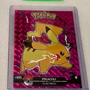 Pikachu RARE Mosaic Purple Crystal #025